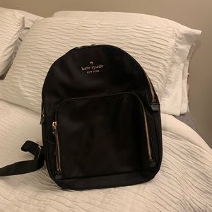 kate spade nylon backpack in black